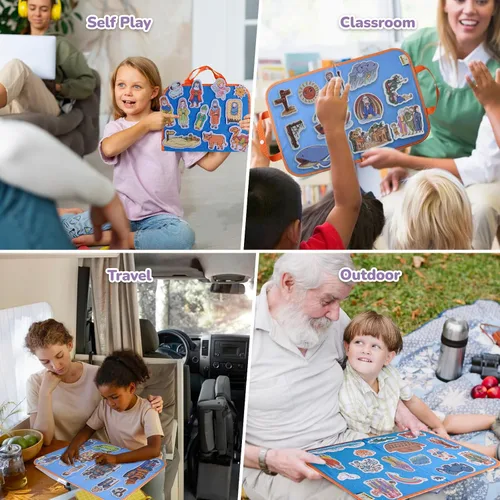 Vista 4 de CHEFAN Paquete de 12 Piezas de Historias Bíblicas para Tablero de Fieltro, Historias de Tablero de Franela para Actividades Preescolares Incluye una
