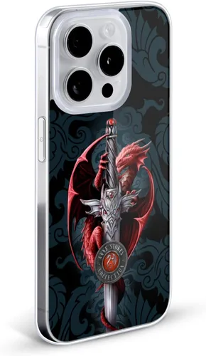 Vista 2 de Anne Stokes oficial Dragons Carcasa blanda de funda para iPHONE de Apple 7 Plus, Daga