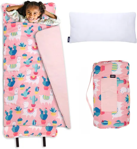 Vista 13 de Wildkin Alfombrilla para Siesta Infantil Original – Cómoda Alfombrilla para Dormir con Almohada, Ideal para Escuela y Viajes Bailarina