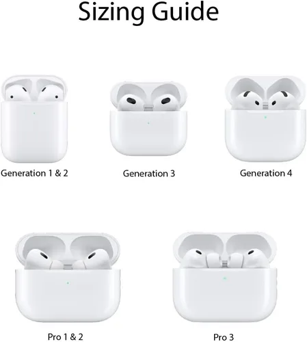 Vista 3 de AFFINITY BANDS Georgia Bulldogs - Funda de silicona compatible con Apple AirPods Generation 3 (negro)