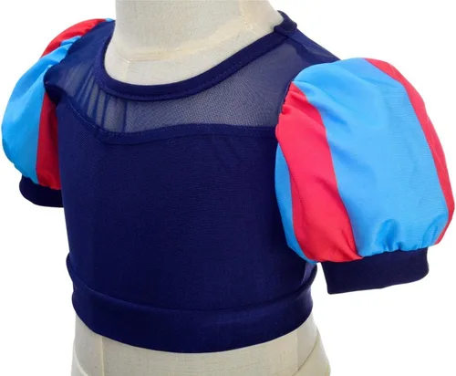 Vista 4 de Lito Angels Traje de baño de dos piezas de princesa para niños, traje de baño con falda
