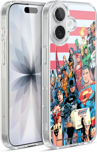 Vista 134 de Head Case Designs Funda de gel con licencia oficial de la Liga de la Justicia DC Comics #10 Darkseid War Comic Book Cover