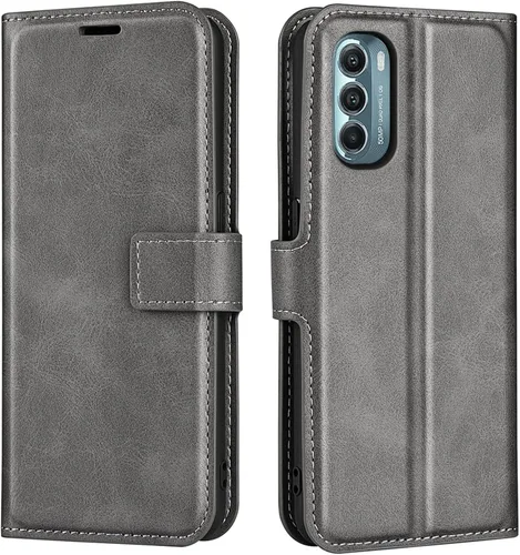 Vista 9 de Funda con tapa para Motorola Moto G Stylus 5G 2022 Funda protectora magnética de piel sintética para Moto G Stylus Folio Book Cover con soporte Negro