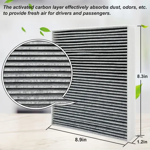 Vista 3 de Capume para Filtro de Aire de Cabina JM133 Compatible con 2021-2023 Elantra, 2022-2024 Ioniq 5, 2021-2024 Santa Fe, 2020-2024 Sonata, 2022-2024