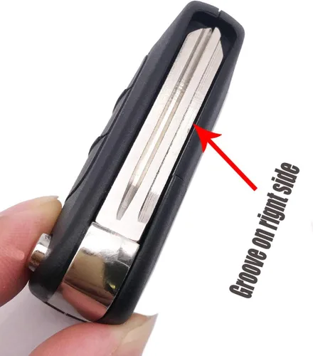 Vista 3 de Funda de repuesto plegable sin cortar para llavero Kia Soul Rio 2009-2014