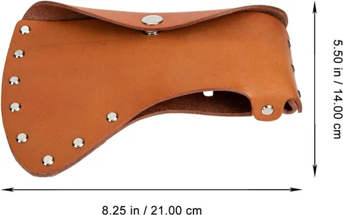Vista 2 de GANAZONO 2 unids hacha protector de cuero herramienta camping hacha hacha hacha cuero hacha hacha caso hacha hacha cubierta cubierta de hacha