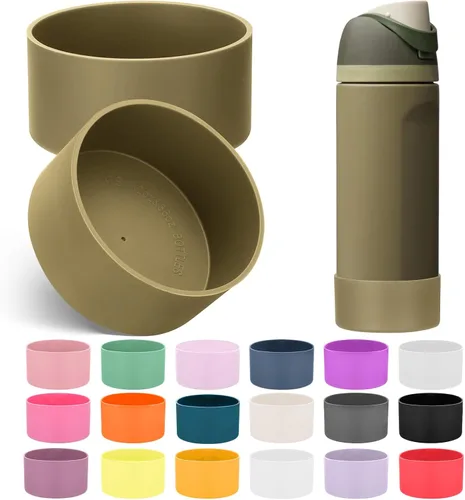 Vista 63 de Mity rain Bota de silicona 2PCS para botella de agua Owala FreeSip Malvavisco tímido