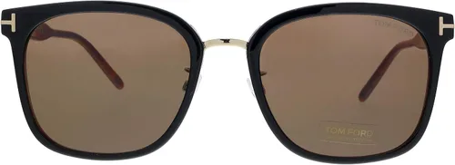 Vista 2 de Tom Ford FT0639-K 05J Naranja Gafas de sol redondas para hombre