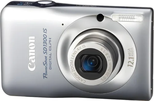 Vista 3 de Canon PowerShot SD1300IS - Cámara digital de 12,1 MP con zoom estabilizado de imagen óptica de gran angular 4x y pantalla LCD de 2,7 pulgadas (verde)