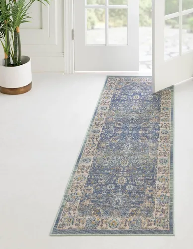 Vista 17 de Unique Loom Whitney Collection - Alfombra tradicional con borde (7 pies x 7 pies octagonal, gris nube)
