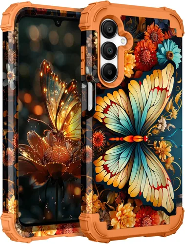 Vista 36 de Hocase Funda para Galaxy A37 5G, protección resistente a prueba de golpes, parachoques de goma de silicona suave+funda protectora híbrida