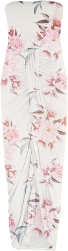 Vista 5 de Vestidos sexys para mujer, vestido largo fruncido con un hombro descubierto, asimétrico, para fiesta, noche, satén, entallado, mini vestido