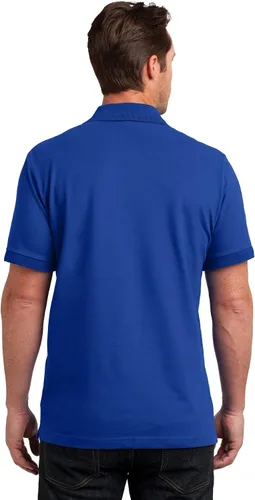 Vista 3 de District Made Polo de piqué elástico para hombre