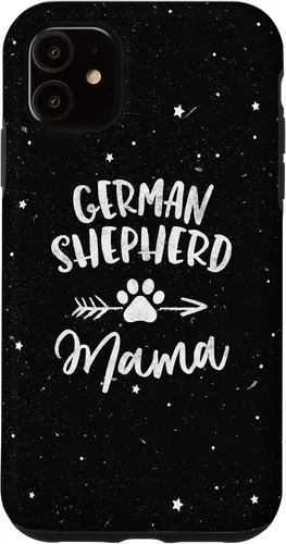 Vista 6 de Funda para iPhone 12 Mini Pastor Alemán Mama – Pastor Amante del Dueño Regalo Perro Mamá