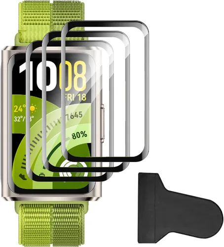 Vista 20 de Protector de pantalla compatible con Amazfit Active 2, antiarañazos, cobertura de pantalla completa 3D, compatible con fundas, HD Ultra, paquete de 3