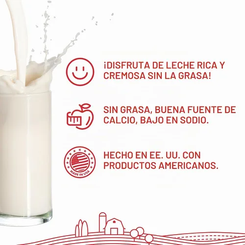 Vista 3 de Hoosier Hill Farm Leche seca instantánea sin grasa en polvo, 1 libra (paquete de 1)