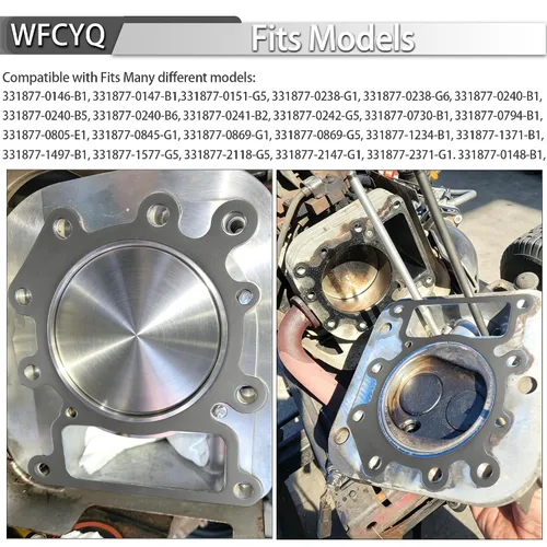 Vista 4 de Repuesto 794114 699168 Junta de culata compatible con Briggs y Stratton Fits for 699168 31F707 31F775 31F777 31M777 33M677 33M777 33M977 331707