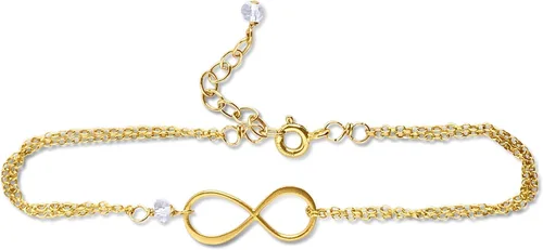 Vista 153 de Pulsera con dije de infinito con piedra natal, joyería hecha a mano, regalo para ella