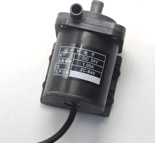 Vista 6 de 24V DC ZC-B40 bomba de agua caliente mini sin escobillas magnética alta temperatura 100 grados C