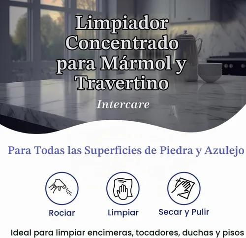 Vista 2 de Marblelife Limpiador concentrado de mármol y travertino, 32 onzas
