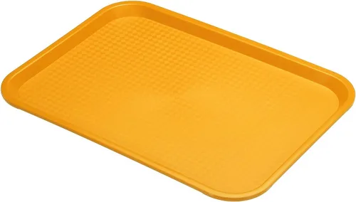 Vista 10 de PATIKIL Bandeja de comida rápida de 13.7 x 10.6, bandeja rectangular multiusos reutilizable de plástico PP para restaurante, cocina en casa