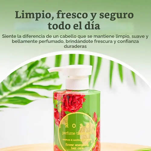 Vista 6 de Jigott - Tratamiento de perfume rosa 16.9 FL OZ/16.9 fl oz, cuidado del cabello K-beauty