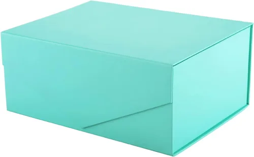 Vista 30 de PACKHOME Caja de regalo grande con tapa de 13.5 x 9 x 4.1 pulgadas, resistente caja de regalo plegable con cierre magnético