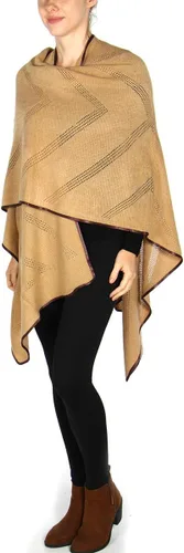 Vista 2 de Chales y envolturas, Cardigan suéteres para mujeres, Poncho Suéter Mujeres, Playa Cover Up, Punto Manta Poncho Capa