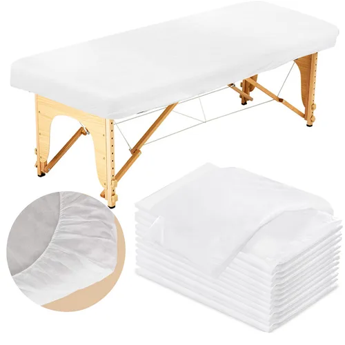 Vista 9 de Noverlife 100 fundas desechables ajustables para la cara, no tejidas, ultra suaves, fundas para reposacabezas para mesas de masaje y sillas