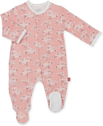 Vista 34 de Magnético Me Pijamas con piecitos de modal suave para bebé con cierre magnético rápido Pijama para niños y niñas, recién nacido a 24 meses