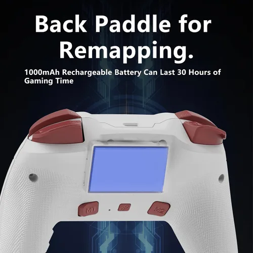 Vista 5 de Gamepad Controller, Compatible with SwitchSteamMobile Phone Multi-Platform Adaptation,for with HD Vibration Mode, Bluetooth Wired Adjustment Mode