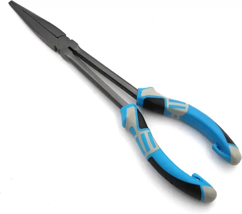Vista 8 de Alicates de pesca de punta larga Herramientas de extracción de gancho de 11 pulgadas (NiFe-Azul Negro)
