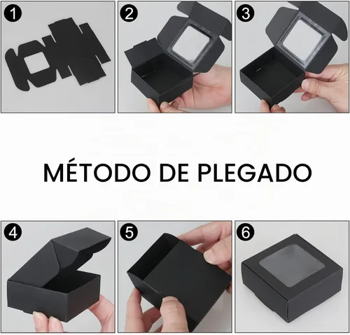 Vista 6 de COTOPHER Caja de jabón, 30 cajas pequeñas de embalaje de jabón de 2.8 x 2.8 x 1.2 pulgadas, mini cajas de papel kraft con ventana para jabón casero