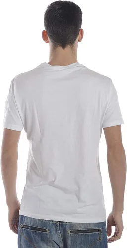 Vista 2 de Daniele Alessandrini M6654E6433802 M6654E6433802 - Camiseta para hombre, color blanco