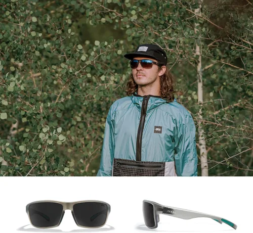 Vista 2 de Zeal Optics Incline Plant-Based Polarized Sunglasses for Men & Women - Matte Smoke