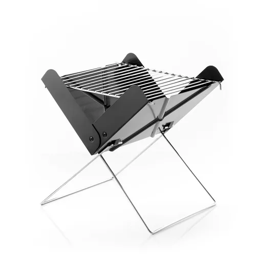 Vista 7 de Mini Barbacoa Plegable Portátil para Carbón Foldecue InnovaGoods
