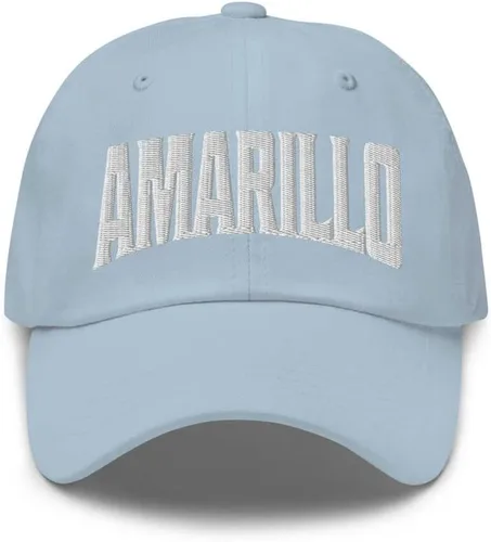 Vista 4 de Amarillo Baseball Cap Amarillo Dad Hat Texas TX Hat Embroidered Souvenir