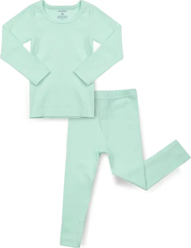 Vista 21 de AVAUMA - Pijama para niños y niñas de algodón básico para uso diario