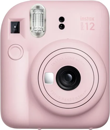 Vista 4 de Cámara instantánea Fujifilm Instax Mini 12 color rosa flor + paquete de película Fuji (40 hojas) + paquete de accesorios para obturador, incl.