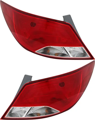 Vista 9 de Para Hyundai Accent Sedan lámpara de luz trasera 2015 2016 2017 Lado derecho del pasajero
