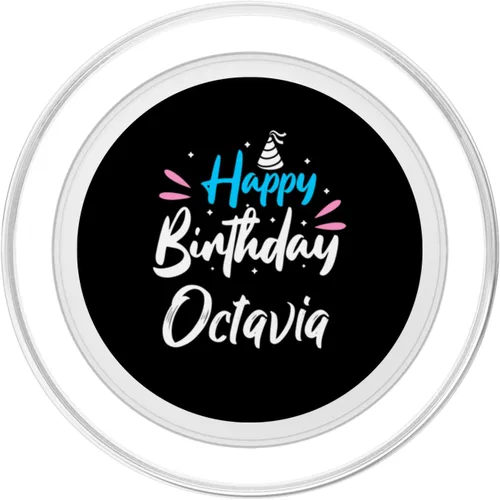Vista 2 de Happy Birthday Octavia PopSockets MagSafe PopGrip for iPhone