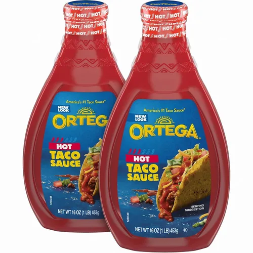 Vista 12 de Salsa para Tacos Ortega Original, Suave, 16 Onzas