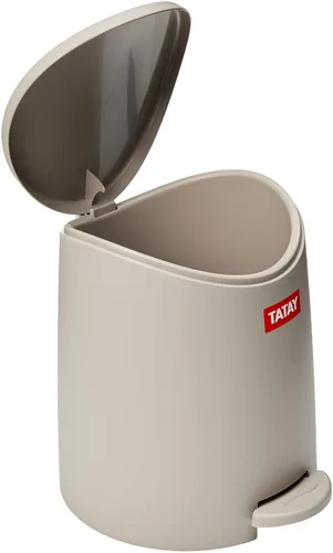 Vista 2 de TATAY Cubo de baño con pedal estándar 3L Diseño práctico y funcional Hecho de materiales altamente resistentes Compacto y fácil de usar