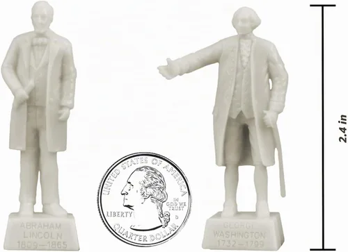 Vista 5 de BMC Presidents of the United States Series 1: Figura de plástico 6pc Set