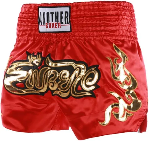 Vista 3 de Pantalones cortos clásicos de Muay Thai para hombres y mujeres, boxeo, kickboxing, artes marciales mixtas, ropa de lucha BJJ, entrenamiento