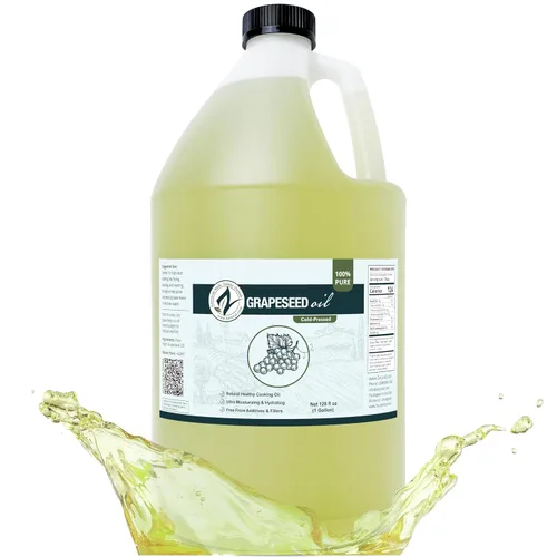 Vista 11 de 100 % aceite puro de semilla de uva, prensado en frío, virgen, sin diluir