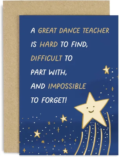 Vista 9 de Old English Co. Bonita tarjeta de agradecimiento para hombres y mujeres, tarjeta de estrella de gran jefe, tarjeta para jubilación, salida, tarjeta