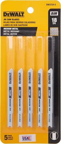 Vista 3 de Dewalt Accessories DW3724-5 Hoja de sierra de metal mediana, 3.0in, 18-TPI Cantidad 5