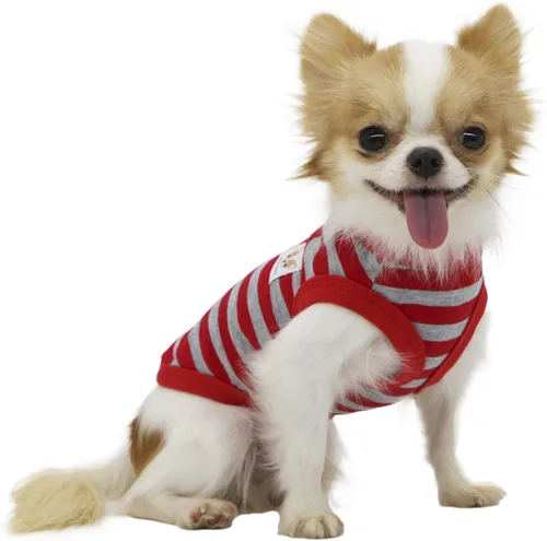 Vista 7 de Lophipets camisas para perros pequeños 100% algodón a rayas para cachorros perros Chihuahua