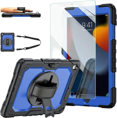 Vista 13 de Funda para iPad de 9ª/8ª/7ª generación, funda para iPad 10.2 2021/2020/2019, [a prueba de niños] ambison funda protectora de cuerpo completo